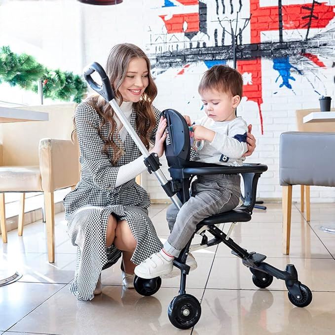 pousette noir maman bebe